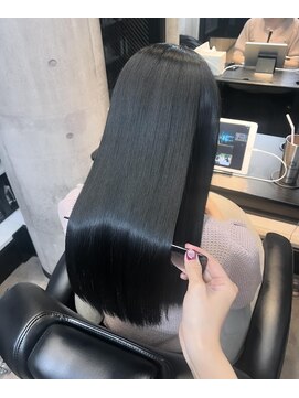 ピリオド 赤坂(Period.) BlueBlackカラー×髪質改善