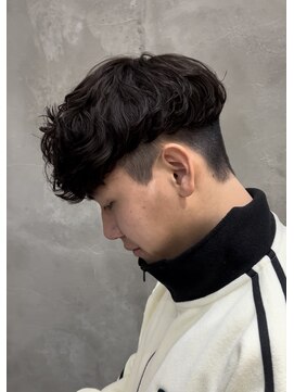 スイッチ(men's SWITCH) 大分メンズスペインカールパーマスパイラルツーブロック刈り上げ