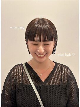ガーランド (Garland) 切りっぱなしボブ/顔周りレイヤー/前髪/原宿神宮前