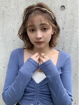 ニスル 町田店(NISURU)&nbsp;似合わせカット/大人ガーリー/ダークアッシュ/着物/町田/町田駅