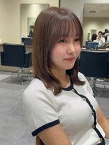 ジアン バイ ミルボン 西宮ガーデンズプラス(GIEN by milbon) 髪質改善/セミロング/マロンブラウン