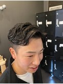 毛流れパーマ