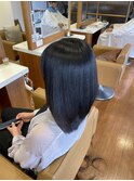 髪質改善ストレート×レイヤーボブ