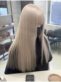 ハイトーンカラーミルクティーベージュピンクベージュ韓国30代