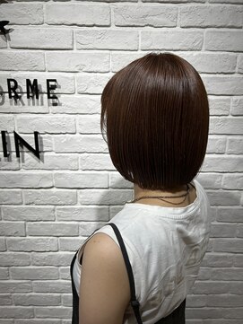 エールフォルム 藤枝店(YELLFORME) 透明感アッシュカラー×パツッとボブ