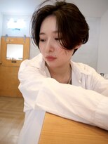 ソルト 舞鶴店(Salt)&nbsp;ショート/フェザーショート/ハンサムショート/黒髪ショート/20代