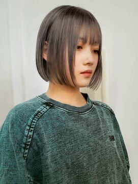 ギークス(GEEKS) 【GEEKS渋谷】ボブレイヤー/ミニマルボブ/冬カラー/パールグレー