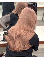 ニコ トウキョウ 渋谷(nico TOKYO)&nbsp;ダブルカラーピンクオレンジベージュハイトーン韓国レイヤー