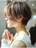ハンサムショート×ニュアンスレイヤー
