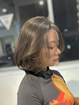 ディフィーノ 赤坂(DIFINO) レイヤーボブ/ボブ/艶ブラウン/ワンホンレイヤー