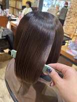 ラランジェ 大阪店(LARANJE)&nbsp;ボブ × 髪質改善ストレートパーマ
