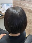 [西尾市/白髪染め/リタッチカラー/縮毛矯正/前髪カット］
