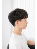 夏の刈り上げマッシュ 爽やか束感
