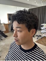 メンズカノエ 岡山店(Men's CANOE)&nbsp;アップバング×パーマ