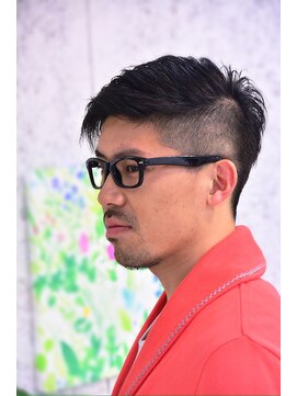 ヘアーデザイン ミヤビ 広尾(HAIR DESIGN MIYABI) 刈り上げ２ブロック☆七三スタイルS