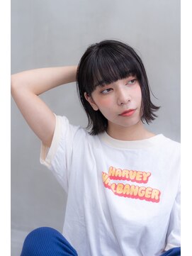 シエナ 渋谷(Siena) siena　透け感アッシュブラック　　渋谷