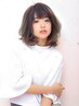 前髪カット+似合わせカラー￥7700