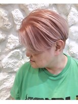 モアナ バイ ヘッドライト 沖縄東崎店(Moana by HEADLIGHT)&nbsp;Moana東崎＃ホワイトピンク#ハンサムショート