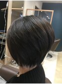 仙台D ショートヘア×重軽ボブ ひし形丸みシルエットstyle