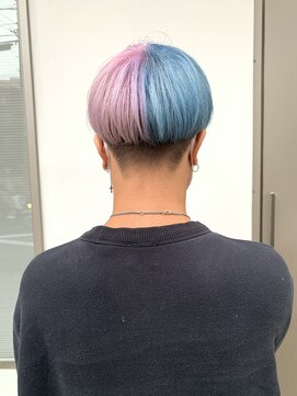 ヘアー アイス カンナ(HAIR ICI Canna) ツートーンカラー×メンズヘア