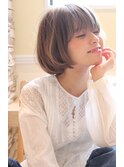 30代40代大人可愛いボブ　フレンチボブ