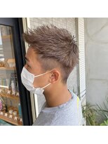 ライリー(riley)&nbsp;メンズショート×ミルクティーベージュ