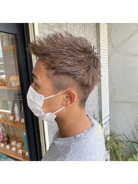 ライリー(riley) メンズショート×ミルクティーベージュ