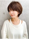 ショートヘア/大人ショート/ショートボブ/30代40代50代/表参道
