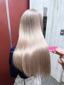 ピリオド 蒲田(Period.) 髪質改善/ハイトーンカラー/ホワイトミルクティカラー/蒲田