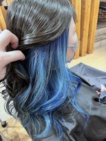 オーブ ヘアー リリー 博多2号店(AUBE HAIR lily)&nbsp;インナーブルーカラー！