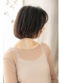 大人美人レイヤーカット黒髪ミディアム小顔ボブZ越谷30代40代
