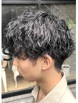 ショートオンリーサロントス(short only salon TOSS) 韓国マッシュ無造作波巻きマッシュ