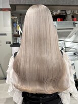 ロウル 渋谷(LOWRL)&nbsp;ホワイトミルクティー/ケアブリーチ/ダブルカラー