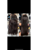 キング 高槻(K!ng)&nbsp;縮毛矯正髪質改善ハイライトレイヤーカット高槻美容室エクステ