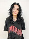 グランジレイヤーパーマスタイル
