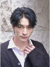 メンズフィール 南森町(MENS FEEL)&nbsp;◆スペインカール/スパイキーショート/ブルーブラック/南森町