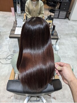 アヴァンス 和泉中央店(AVANCE) 髪質改善カラー×艶ブラウン×ストレート