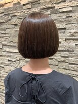 ヘアーレナータ 八王子(HAIR RENATA)&nbsp;大人可愛い丸みボブグレージュアッシュブラック