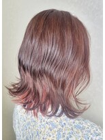 美容室 ハルミ ヘア リゾート 川口店(Harumi Hair Resort)&nbsp;コーラルピンク/インナーカラー/レイヤー