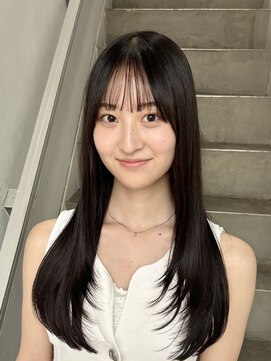 フェイスレイヤー/レイヤー髪質改善縮毛矯正白髪ぼかしショート