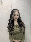 #ハイトーン#黒髪#シールエクステ#博多#美容室