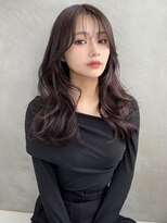 ソヨン 栄2号店(SOYON)&nbsp;フェイスレイヤー/小顔/レイヤーカット/暗めカラー/グレージュ