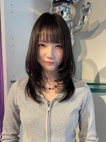 ペレ アネックス 大阪梅田茶屋町店(PELE ANNEX)&nbsp;ミディアムヘア/デザインカラー/フェイスフレーミング/梅田