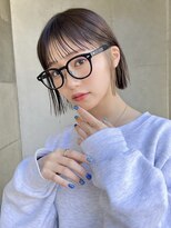 ガーデン 渋谷(GARDEN)&nbsp;大人ガーリーダークアッシュ小顔ヘア似合わせカット
