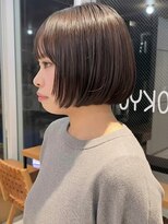 ニコ トウキョウ(nico TOKYO)&nbsp;20代30代ショートボブ前髪ありボブミニボブ顔周りレイヤーカット