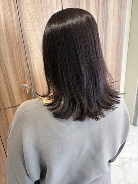 ガリカ 博多(Gallica) <ゲスト>ミディアムレイヤーにチョコレートブラウン