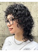 ミディアムパーマウルフパーマスパイラルパーマ外国人風パーマ