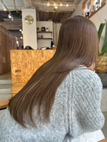 ノービス バイ パーキング 心斎橋(NOV!!!CE by PARKiiiNG)&nbsp;ミルクブラウン/ワンホンレイヤー/髪質改善