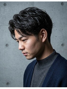 オールデイハローズ 京都駅前店(ALL DAY HELLO`S) メンズ・ニュアンス・韓国フェザーパーマ♯110 京都駅前
