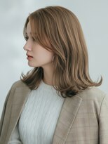 レフラム 亀有駅 亀有北口店(le:fro:m)&nbsp;外ハネくびれミディ20代30代◎前髪なし大人韓国風レイヤー亀有